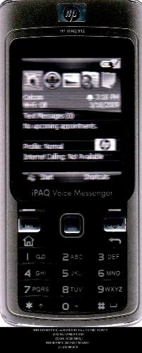 HP iPAQ 512 Vocie Messenger - a voice recorder cell phone