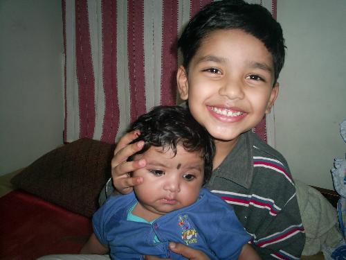 My Son & my Daughter - My son with my daughter.My son is 5 years & my daughter 9 months old now.