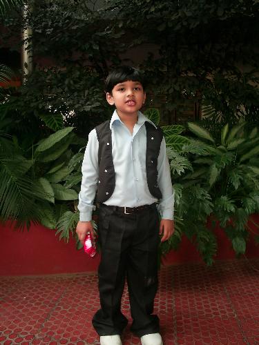 My Son - This photo was taken after one of his dance programmes on his school day function