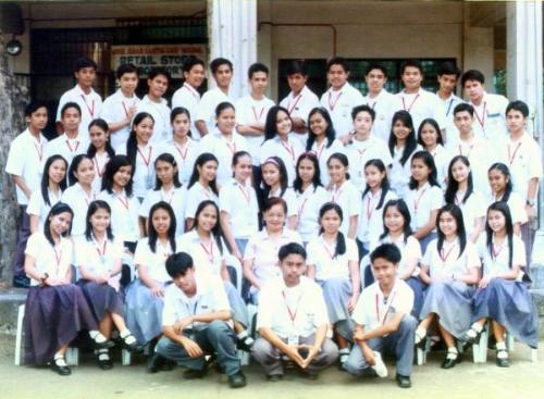 class picture - ..a class picture of the Jose Abad Santos High School fourth year class section 2..