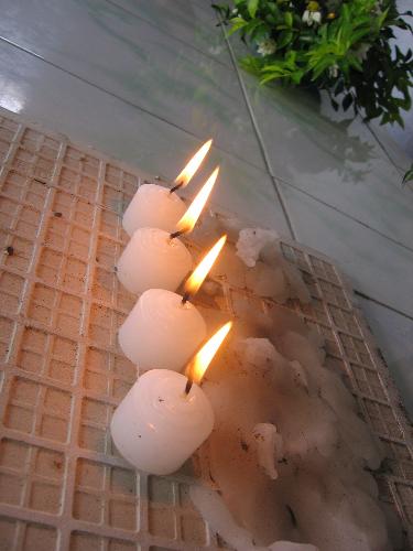 candlelight - Four candles for my loved ones.
