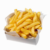 Fries - Close-up of a carton of french-fries