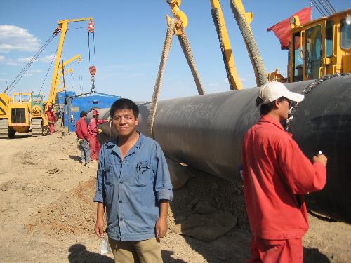 My personal photo - I took this photo when i worked in pipeline project last year.It's very hot there,more than 45 degree.