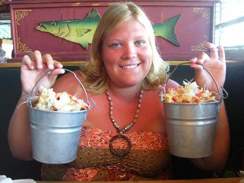 Lots of crab! - We visited The Crab Shack in Myrtle Beach and had a great amount of crab! It was delicious!!