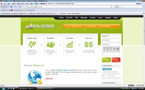 Valuebux screen - This is how value bux looks like.