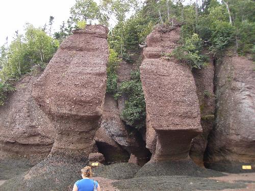 New Brunswick - Bay of Fundy at low tide.