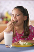 snack - Girl Eating Snack