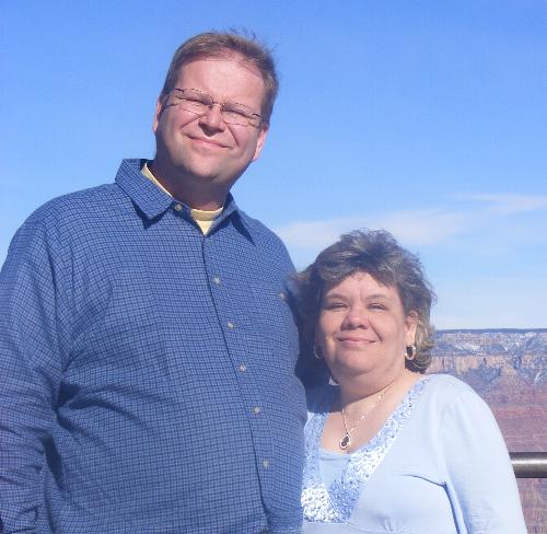 Mike and I - This was taken at the grand canyon over the Christmas holidays.