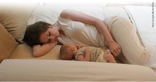 sleeping - sleeping baby n mom!