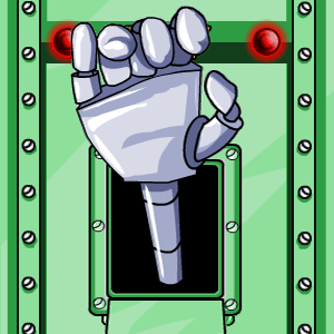 Lever of Doom! - At 100 a try, this is one of the more expensive avatars to try and get