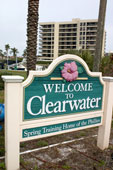 Clearwater - Sign welcoming visitors to Clearwater Beach Florida Clearwater ...