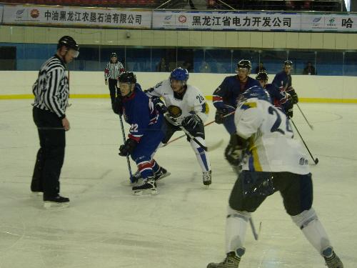 ice hochey  - the 24th universiade ,players are palying well!