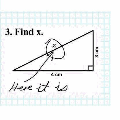 The Best Answer - Find X