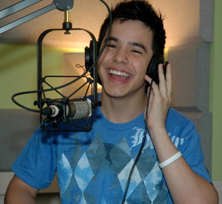david archuleta - david archuleta laughing in the studio room, so cute.
