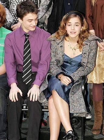 daniel and emma - daniel radcliffe and emma watson a.k.a. harry potter and hermione granger.