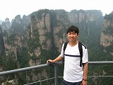 travel - i and my workmates traveled in zhuangjiajie of china
