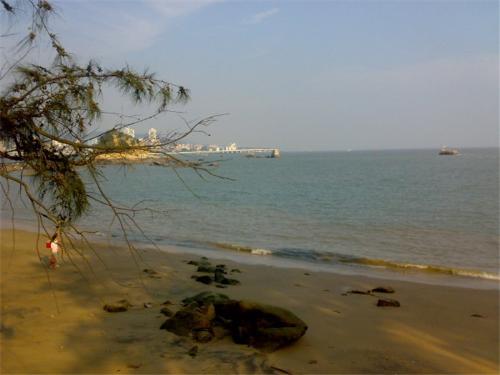 beach in China - This is a photograph about beach in Xiamen,China