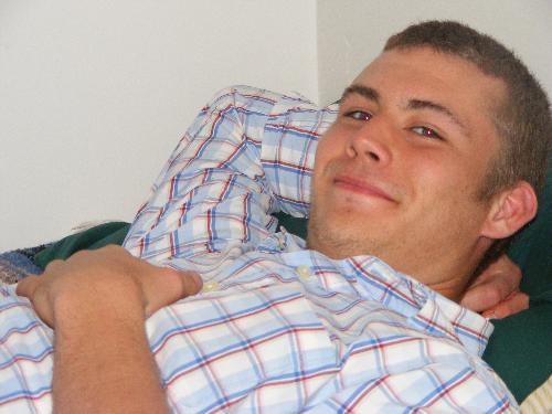 James in his room at John 3:16 - My son James relaxing in his room at John 3:16 ministries in Charlotte, Arkansas