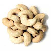 cashew nuts - One Ounce Equals: 18 nuts, 157 calories, 5 g protein, 12 g total fat