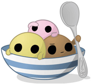 Ice cream for everyone in the room - There is a scoop of ice cream for everyone.