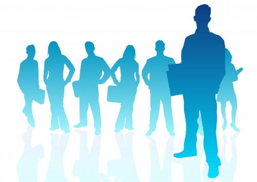 Employee - This is a good picture for a website header.... Its really nice for business web layouts.