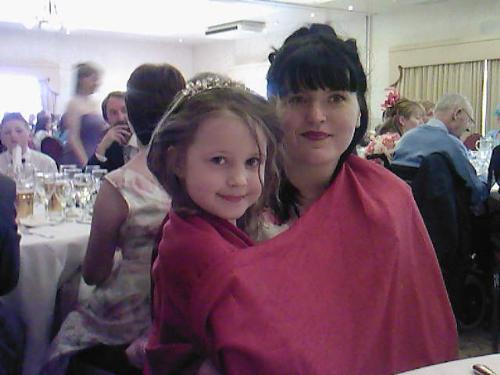 emma and Nimah - My eldest niece and Niamh at my other nieces wedding