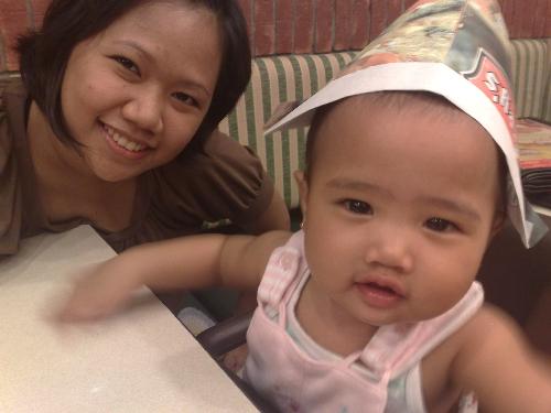 shakey's special - this was taken in shakey's blue wave and we were on our way back home when we stopped for our dinner