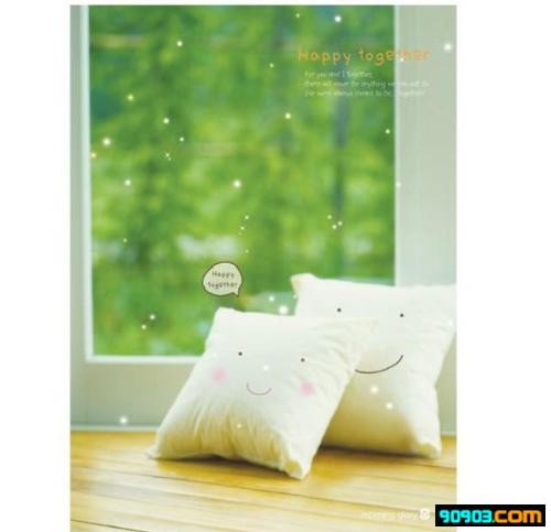 love - happy together ,smile pillows,my love and i