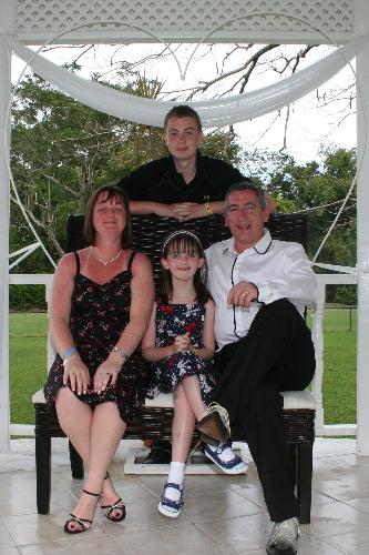 Me, Donna, Dazza and Hollie....... - and those shoes!!