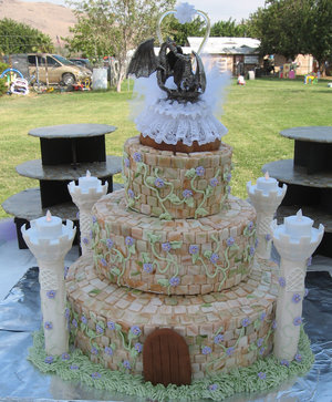 Castle Cake - I found this gorgeous cake online. There are some amazing cakes out there!!!