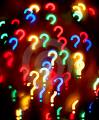 Question Marks are Twinkling in the Sky - There are question marks twinkling in the sky. See.