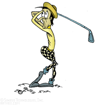 Golf - Man playing golf