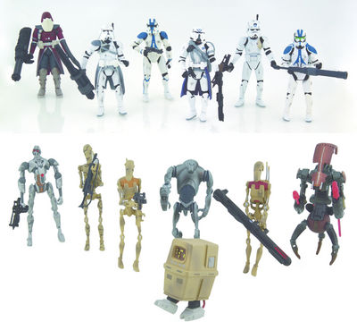 Star Wars Battlefront toys - the range of figures released for the SW Battlefront videogame