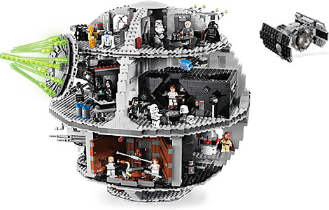 Star Wars lego Death Star - a lego version of the ominous Death Star
