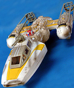 A Star Wars Y-Wing - a Power of The Force toy