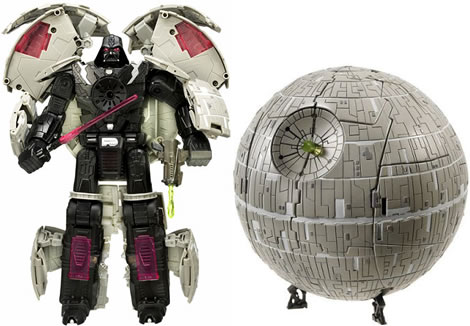 a star wars transformer - a Star Wars themed Transformer toy
