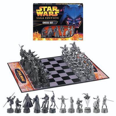 star wars chess set - the star wars saga edition chess set