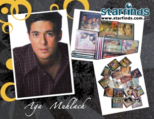 Aga Muhlach's VCD/DVD Collection - Autographed VCD/DVD Movie Collection of Aga Muhlach available at www.starfinds.com.ph