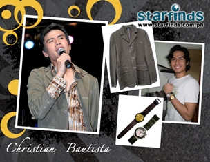 Christian Bautista's Items available at www.starfi - Items of Christian Batista available at www.starfinds.com.ph