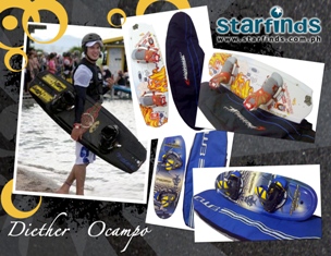 Diether Ocampo's Wakeboard - Wakeboard of Diether Ocampo available at www.starfinds.com.ph