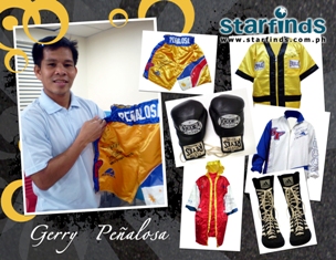 Gerry Peñalosa's Boxing Items - Boxing Items of Gerry Peñalosa available at www.starfinds.com.ph