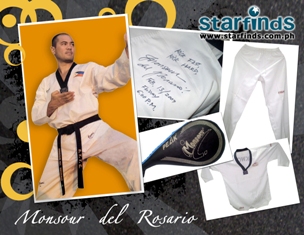 Taekwondo Outfit of Monsour del Rosario - Monsour del Rosario's Taekwondo Outfit available at www.starfinds.com.ph