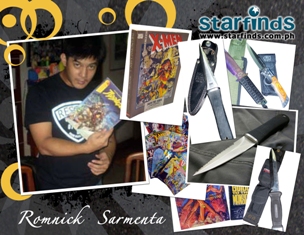 Romnick Sarmienta's Knives and Comics - Knives and Comics of Romnick Sarmienta available at www.starfinds.com.ph