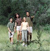 nature walk - Family site seeing on a nature walk.