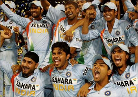 indian team - wishing the indian team