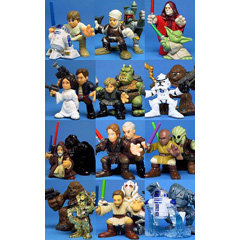 Galactic Heroes figures - some figures from the Galactic Heroes range
