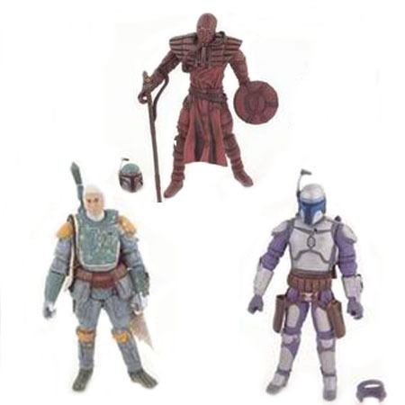 3 Star Wars figures - 3 assorted Star Wars figurines