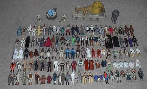 Huge figure collection - a massive star wars figure collection