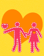 happy lovers - they fall in love...