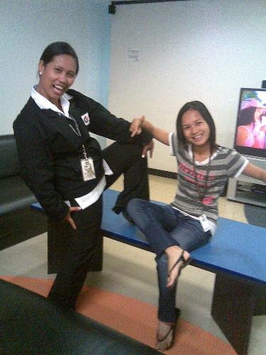On Tv Area - With Ate Merlyn.